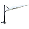 CONCEPT USINE - Ensemble parasol écru 3x4m et 4 dalles à lester CESARE - vignette