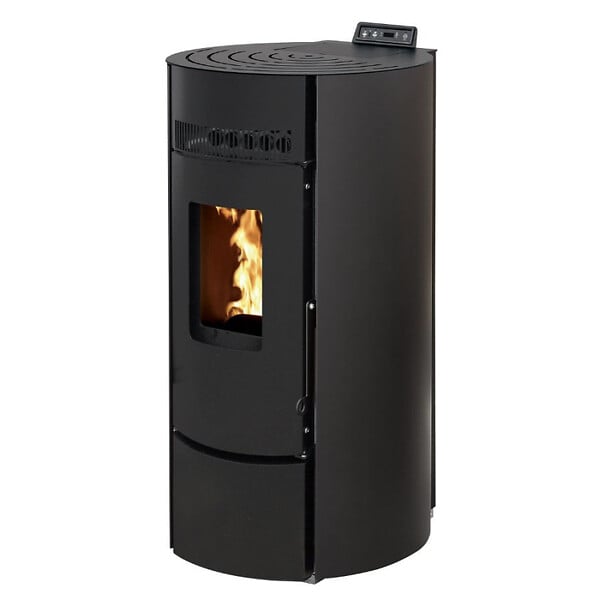 INTERSTOVES - Pack Poêle à granules LEANDRO 9 Etanche + Kit Conduit Vertical 80/125 - - large