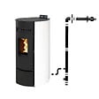 INTERSTOVES - Pack Poêle à granules LEANDRO 9 Etanche + Kit Conduit Ventouse (sortie façade) - - vignette
