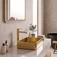 ESSEBAGNO - Musea miroir 80x60 or brossé - vignette