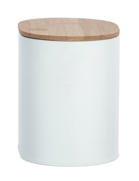WENKO - Boîte SDB avec couvercle Gara, blanc - large