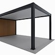 DIRECT-ABRIS - Carport Aluminium 330 x 570 cm PRESTON - 18 m2 - Hauteur : 255 - 1 Voiture - Abri Voiture Autoportant - Sans Déclaration Travaux - vignette