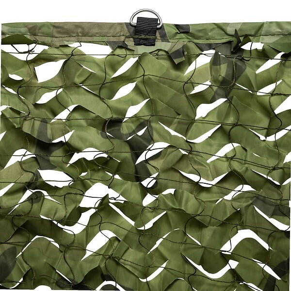 WERKAPRO - Toile d'ombrage ajourée camouflage  3 x 3 mètres (9m²) - large
