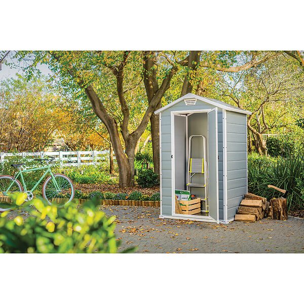 CHALET & JARDIN - Abri Jardin Resine - Premium 43 - Gris - large