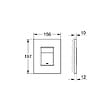 GROHE - Even Plaque de commande, Chrome (38966000) - vignette