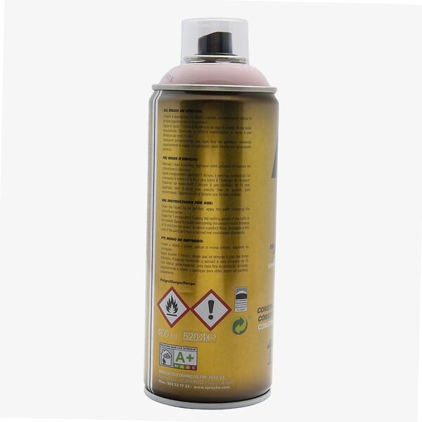 FM SPRAY - Bombe de peinture rose clair 400ml Rose clair - RAL 3015 Rose clair - RAL 3015 - large
