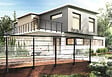 KORDO - Poteau applique opalu full black ral 9005 - vignette
