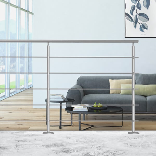 BURGER - Pack 2m prestio gris karako fixation à plat - large