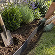 GT GARDEN - Bordure de jardin flexible grise - 15 cm x 6 mètres - vignette