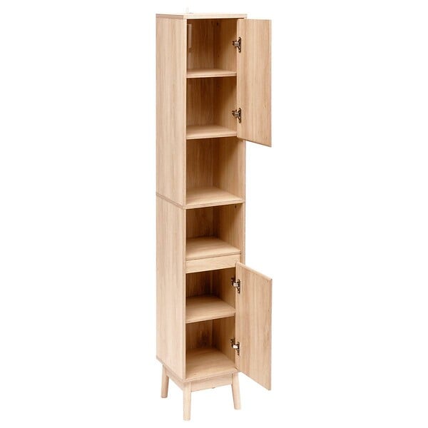 5 FIVE SIMPLY SMART - Colonne 2 portes Abana bois clair - large
