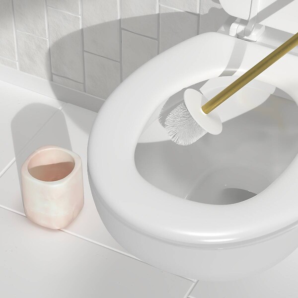 5 FIVE SIMPLY SMART - Brosse wc Cloudy blanc H 36 cm - large