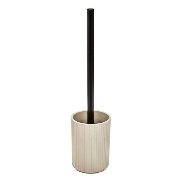 5 FIVE SIMPLY SMART - Brosse WC striée beige - large
