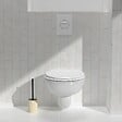 5 FIVE SIMPLY SMART - Brosse WC striée beige - vignette