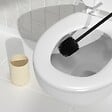 5 FIVE SIMPLY SMART - Brosse WC striée beige - vignette
