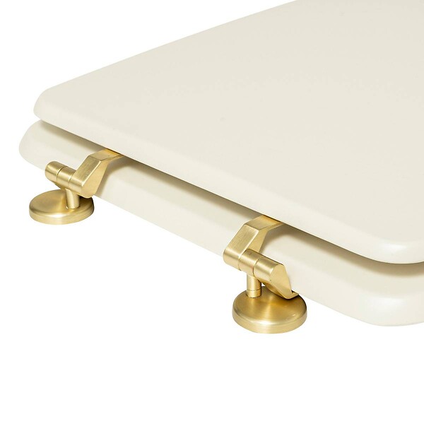 5 FIVE SIMPLY SMART - Abattant WC "Duo" ivoire - large
