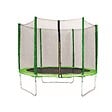 UNIVERS DU PRO - Trampoline Extérieur Ø 244 cm 150 Kg Filet de sécurité 180cm Tapis de saut 6 Poteaux rembourrés - vignette