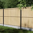 DECKLINEA - Kit Occultation Bois - L2,5 x H1,23m - Epicea - Autoclave - Protege Contre Insecte & Champignons - Pose Facile et Rapide - vignette