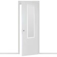 ATMOSPHERA - Moiroir de porte 35x125cm - Blanc - vignette