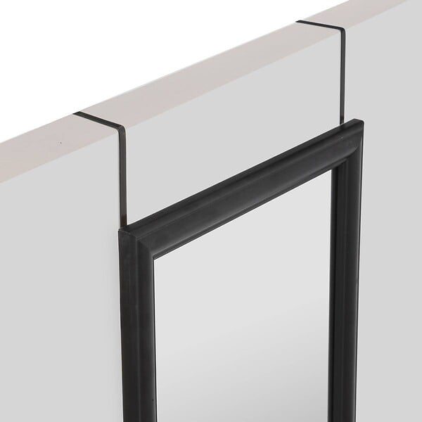 ATMOSPHERA - Moiroir de porte 35x125cm - Noir - large