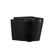 CERAMIA - Vortex rimless WC suspendu 53,5 cm sans bride avec abattant SoftClose, effet Vortex, noir mat (CE142010RTORPBKM) - vignette