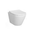 GROHE - Pack WC Bâti-support Rapid SL + Vitra Integra WC sans bride + abattant soft close + Plaque de commande WC Skate Cosmopolitan - vignette