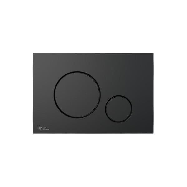 SWISS AQUA TECHNOLOGIES - Pack WC bâti ECO 2L + WC suspendu Swiss Aqua Technologies + plaque noir (STESTINWR02-FR) - large