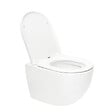 GROHE - Pack WC Bâti-support autoportant Rapid SL + WC SAT Vortex sans bride + Abattant SoftClose + Plaque chrome (PROTORNADO1) - vignette