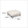 5 FIVE SIMPLY SMART - Corbeille en acier 25cm beige/noir - vignette