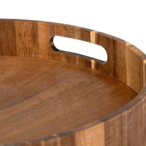 5 FIVE SIMPLY SMART - Plateau rond D35cm Acacia - large