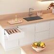5 FIVE SIMPLY SMART - Plateau Poly 45,5x31,5 rose antidérapant - vignette