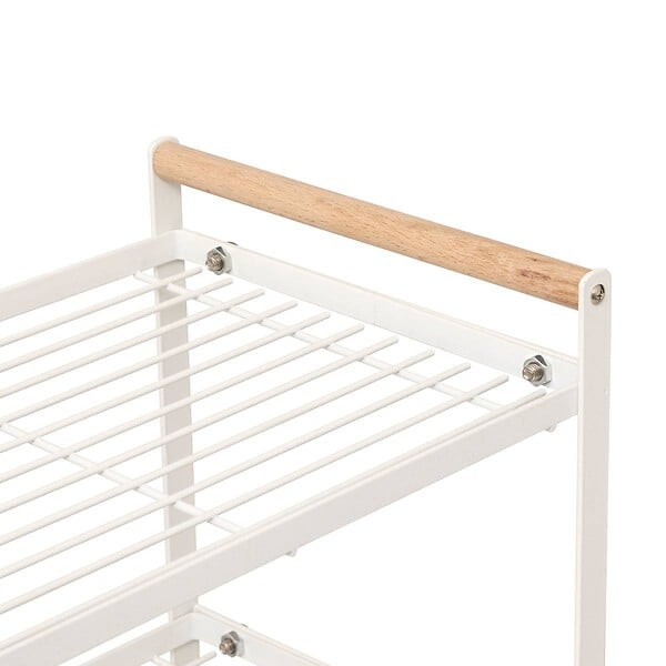 5 FIVE SIMPLY SMART - Etagère 2 niveaux Balm blanc L33cm - large