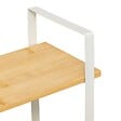 5 FIVE SIMPLY SMART - Étagère "Ordera" 2 niveaux avec bac de rangement en bambou - vignette