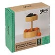 5 FIVE SIMPLY SMART - Corbeille à fruit 2 niveaux bambou - vignette