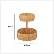 5 FIVE SIMPLY SMART - Corbeille à fruit 2 niveaux bambou - vignette