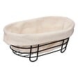 5 FIVE SIMPLY SMART - Corbeille en acier 28cm beige/noir - vignette