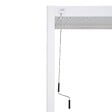 HESPERIDE - Pergola bioclimatique "Evora" petit modèle 3,6x3,6m en aluminium traité époxy Blanc - vignette