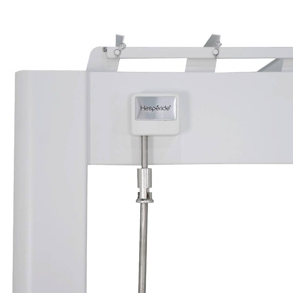 HESPERIDE - Pergola bioclimatique "Evora" petit modèle 3,6x3,6m en aluminium traité époxy Blanc - large