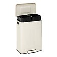 5 FIVE SIMPLY SMART - Poubelle Nova avec Pedale 2x30L Beige 45,5x36,5x67 cm - vignette