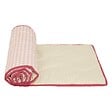ATMOSPHERA - Coussin de sol Fleur de rose 180x60cm vert clair - vignette