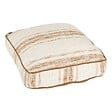ATMOSPHERA - Coussin de sol Sienna 48x48x12cm beige lin - vignette