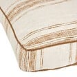 ATMOSPHERA - Coussin de sol Sienna 48x48x12cm beige lin - vignette
