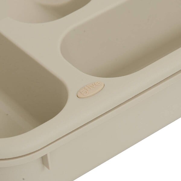 5 FIVE SIMPLY SMART - Range-couverts Poly extensible 6 compartiments beige - large