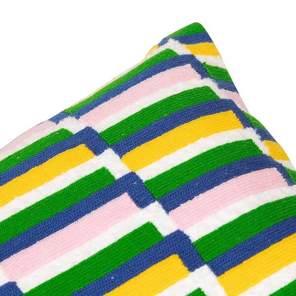 ATMOSPHERA - Coussin brodé "Disso" 35x75cm - large