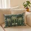 ATMOSPHERA - Coussin d'extérieur The palm resort 38x58cm vert - vignette