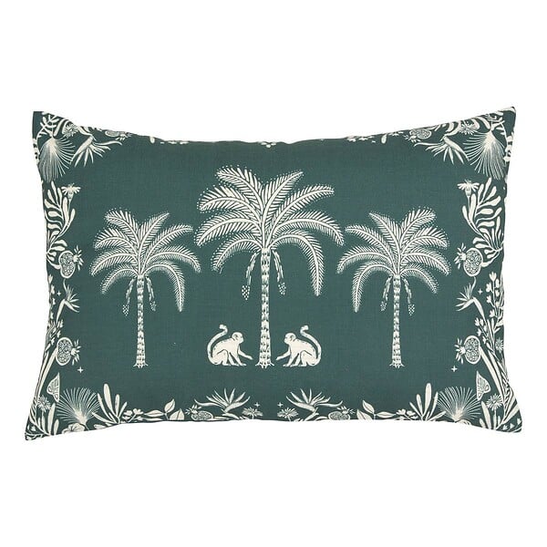 ATMOSPHERA - Coussin d'extérieur The palm resort 38x58cm vert - large