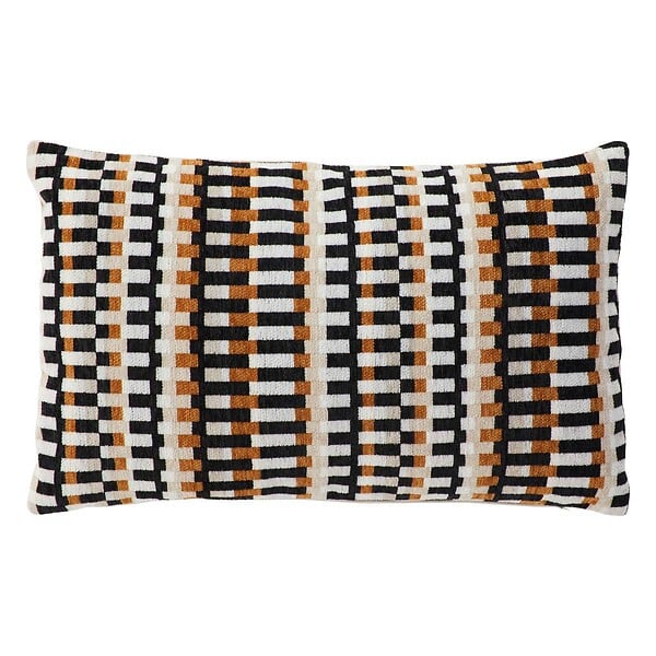 ATMOSPHERA - Coussin "Jangwa" jacquard lin 30x50cm - large