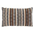 ATMOSPHERA - Coussin "Jangwa" jacquard lin 30x50cm - vignette