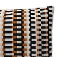 ATMOSPHERA - Coussin "Jangwa" jacquard lin 30x50cm - vignette