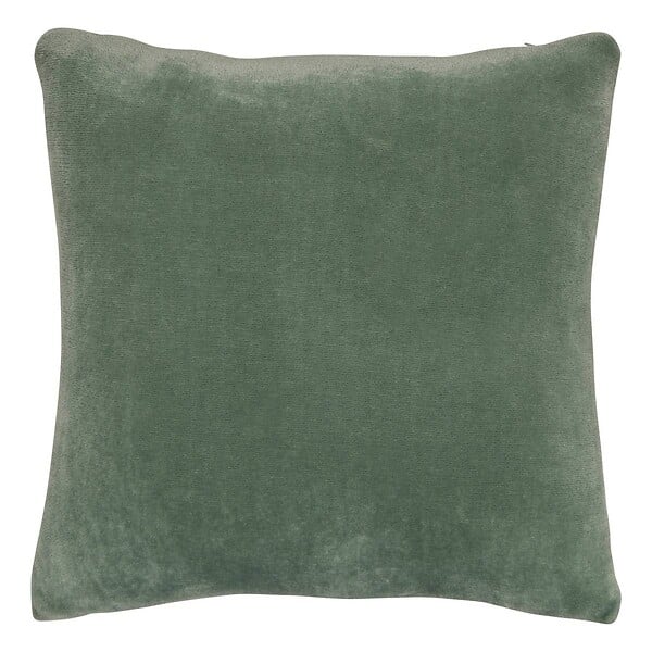 ATMOSPHERA - Coussin Ollis vert céladon 38x38cm - large