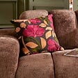 ATMOSPHERA - Coussin Bellissima violet 45x45cm - vignette